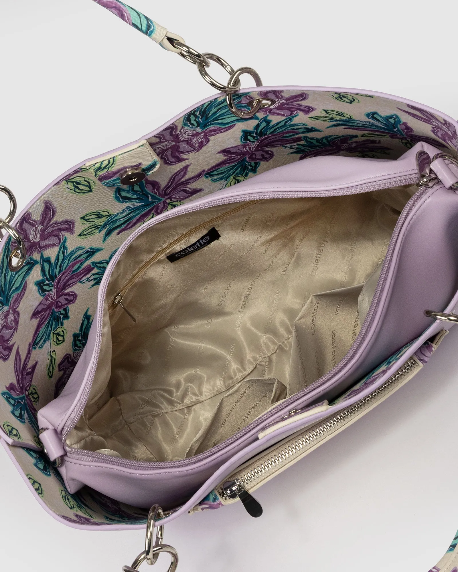 Purple Tia Pocket Tote sold by Collete Hayman product image thumbnail 5