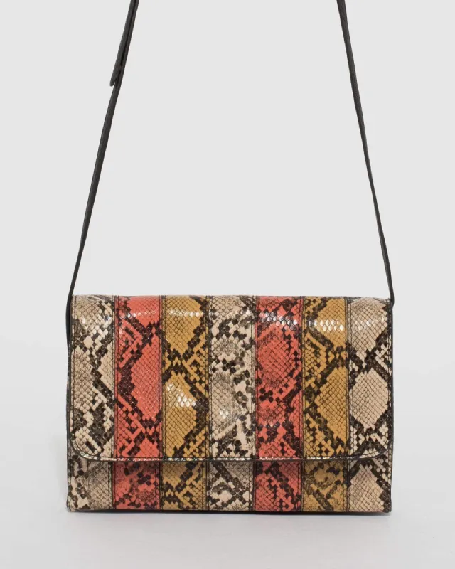 Python Panel Crossbody Bag sold by Collete Hayman