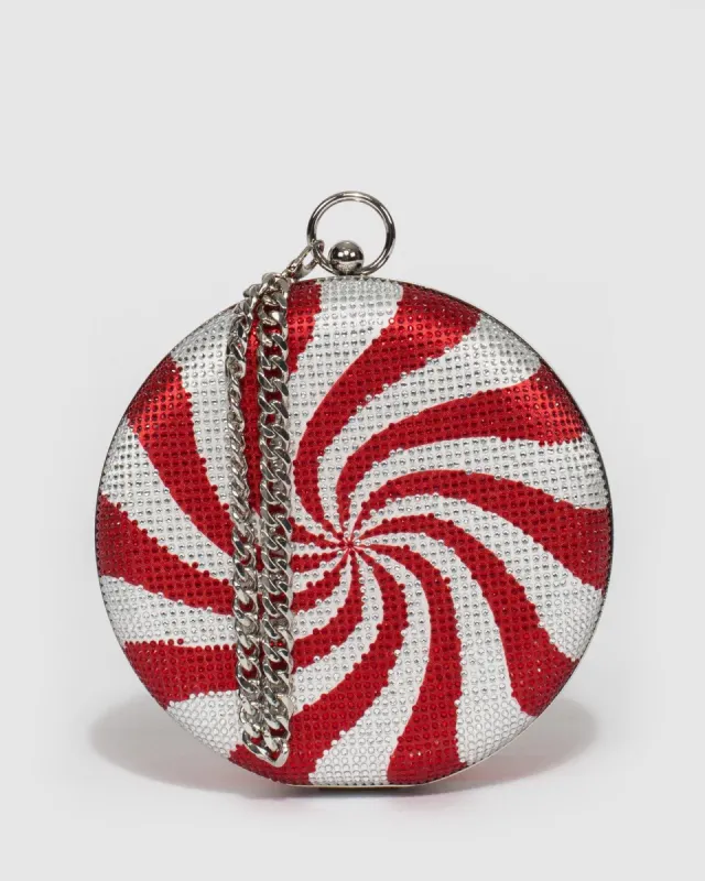 Multi Colour Yuki Christmas Clutch Bag sold by Collete Hayman