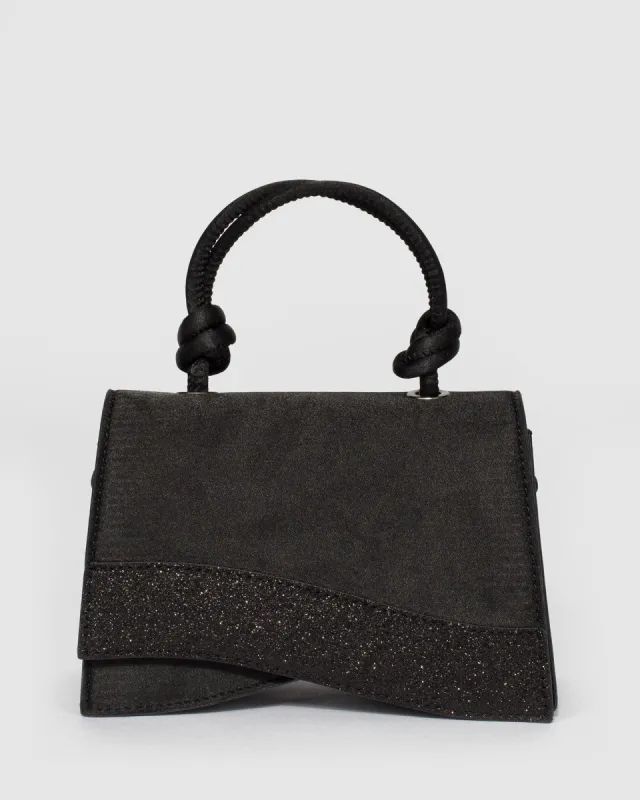 Black Kiara Top Handle Bag sold by Collete Hayman