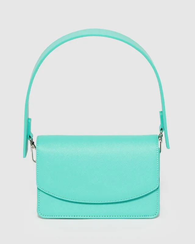 Nico Top Handle Blue Mini Tote Bag sold by Collete Hayman