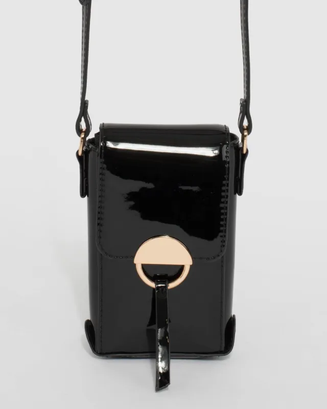 Black Mobile Crossbody Bag sold by Collete Hayman