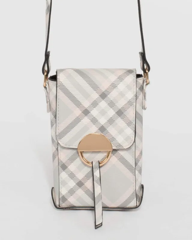 Grey Mobile Crossbody Bag sold by Collete Hayman