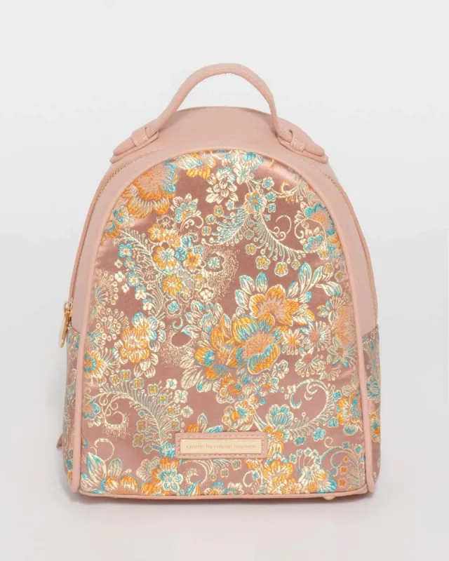 Pink Brie Mini Backpack sold by Collete Hayman