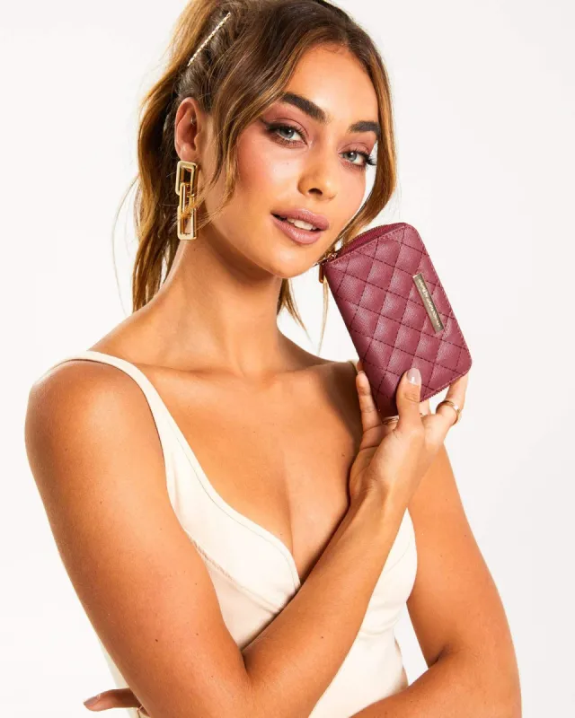 Berry Tiana Quilt Wallet sold by Collete Hayman