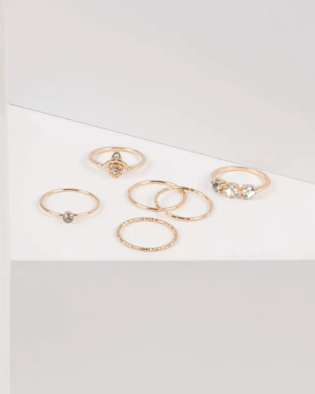 Gold Crystal Ring Pack - Large sold by Collete Hayman
