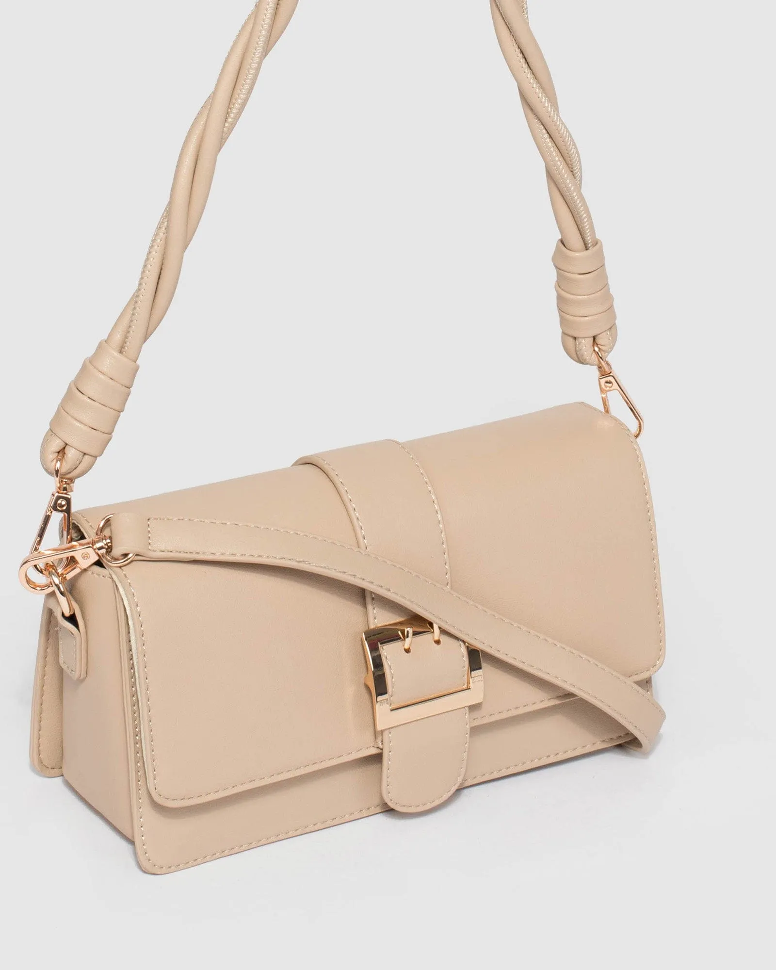 Nude Francesca Twist Shoulder Bag sold by Collete Hayman product image thumbnail 3