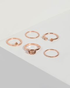 Rose Gold Assorted Stackable Rings sold by Collete Hayman