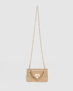 Gold Nynke Ring Handle Bag sold by Collete Hayman