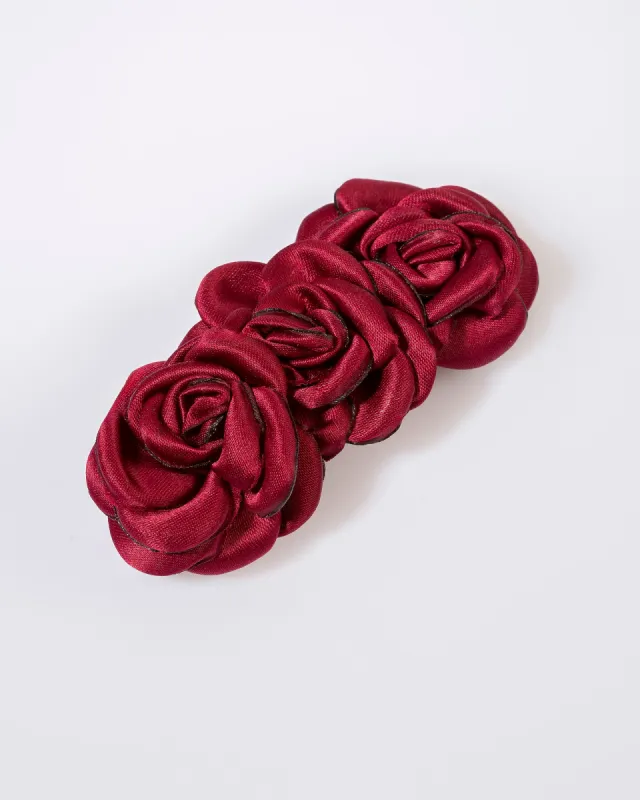 Red Triple Flower Hair Clip sold by Collete Hayman
