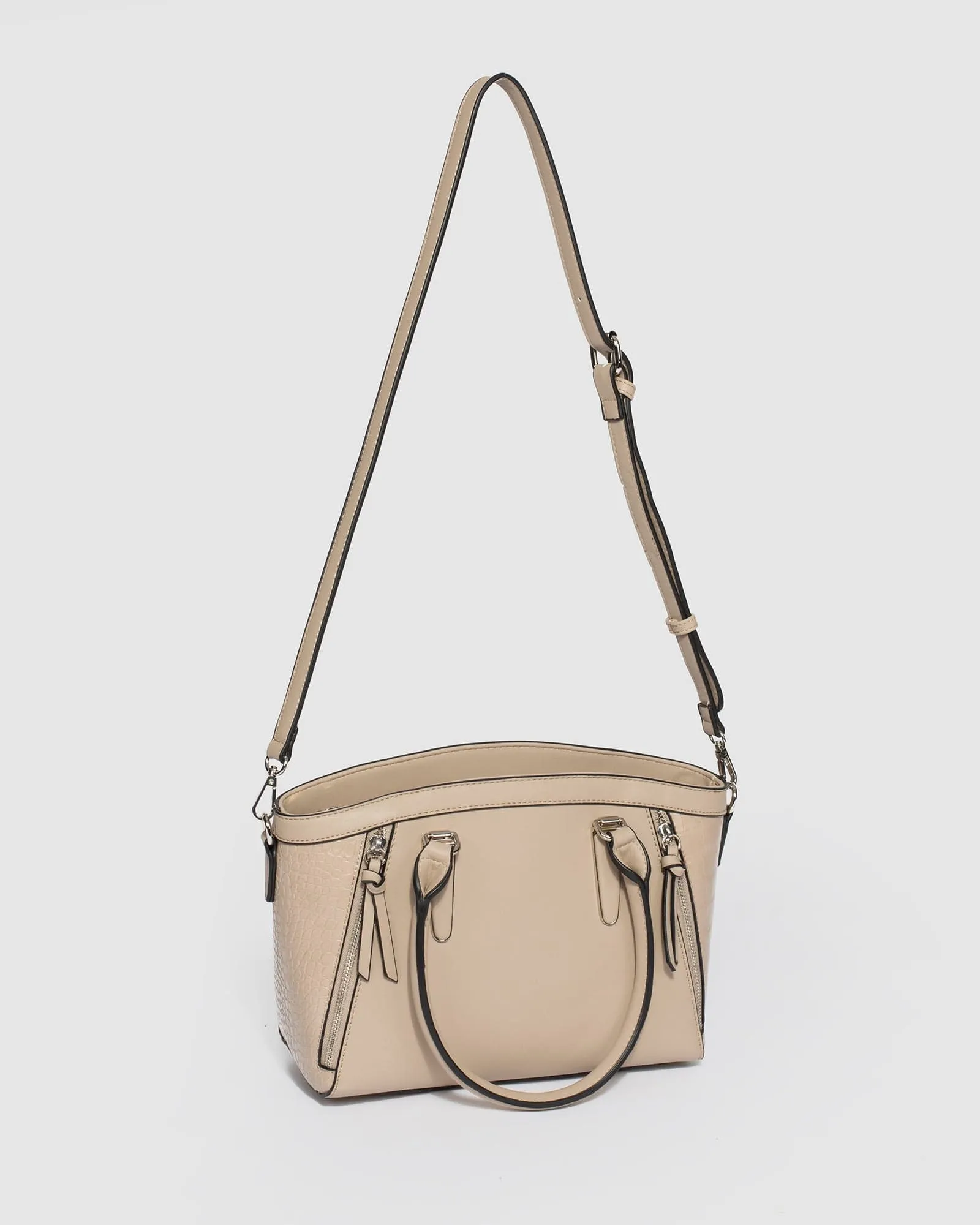 Taupe Carissa Tote Bag sold by Collete Hayman product image thumbnail 4