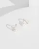 Crystal Pearl Halo Cubic Zirconia Stud Earrings sold by Collete Hayman