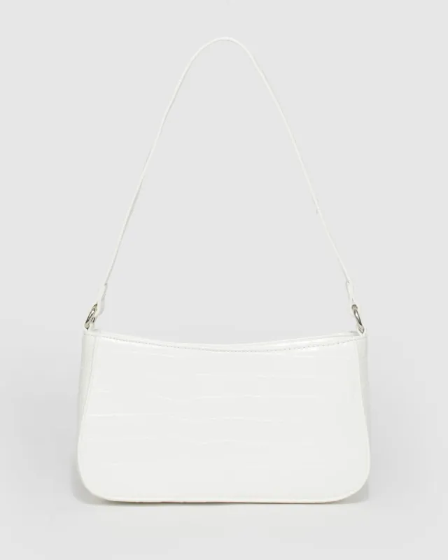 White Frankie Shoulder Bag sold by Collete Hayman