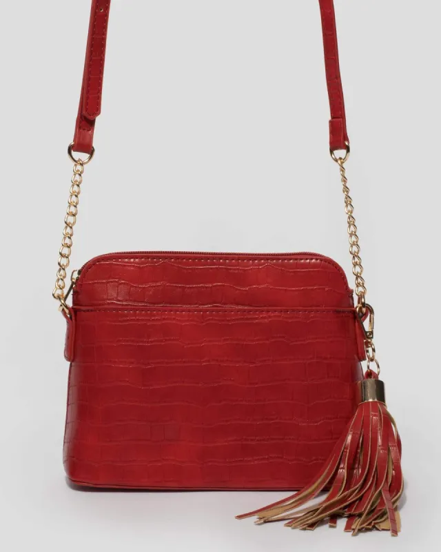 Red Karen Crossbody Bag sold by Collete Hayman
