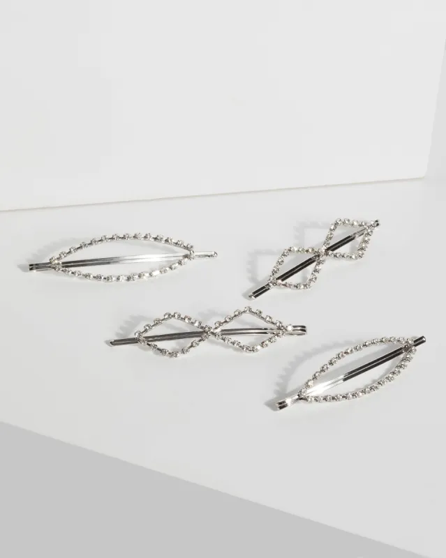 Silver Diamante Chain Slide Pack sold by Collete Hayman