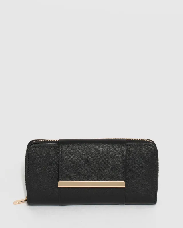 Black And Gold Blake Wallet sold by Collete Hayman