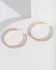 Rose Gold Shiny Hoop Earrings sold by Collete Hayman
