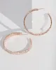 Rose Gold Shiny Hoop Earrings sold by Collete Hayman