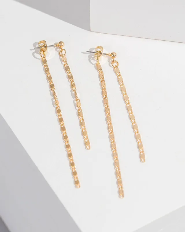 Chain Front Back Earrings sold by Collete Hayman