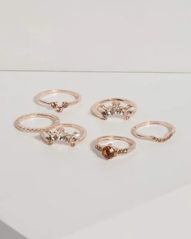 Rose Gold Assorted Ring Set sold by Collete Hayman