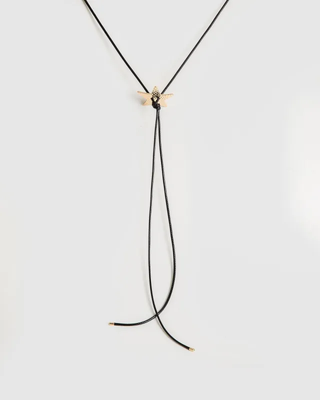 Black Cowgirl Bolo Tie Necklace sold by Collete Hayman