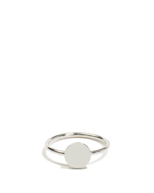 Silver Tone Metal Dot Ring - Medium sold by Collete Hayman