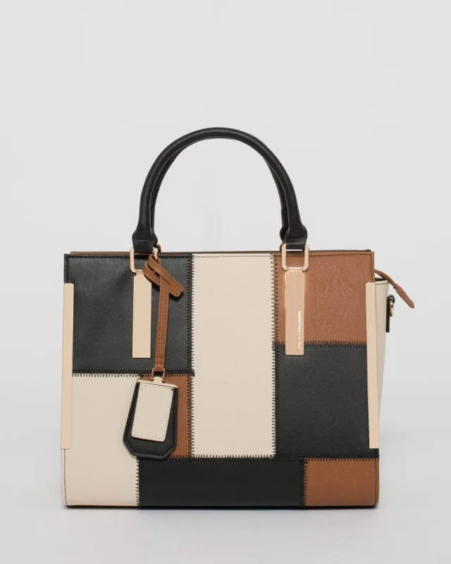 Multi Colour Andrea Large Tote Bag sold by Collete Hayman