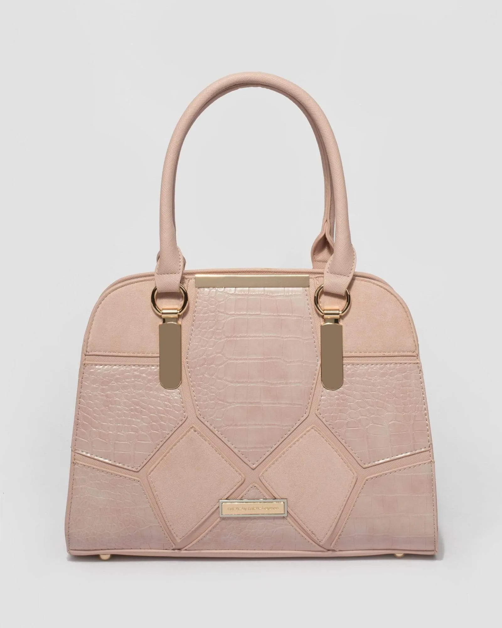 Pink Maisie Panel Tote Bag sold by Collete Hayman