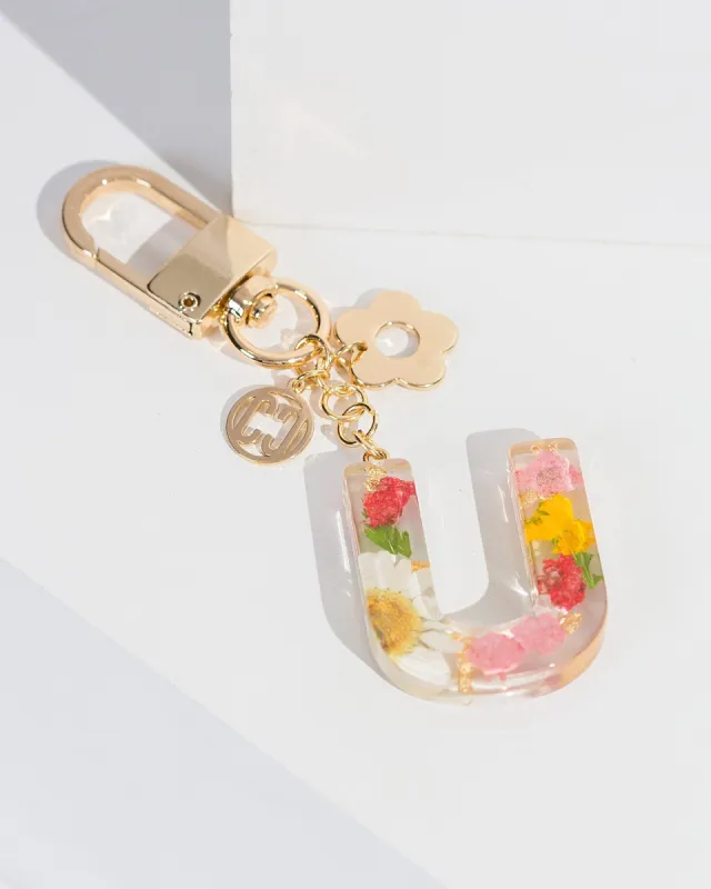 U - Initial Bag Charm Flower sold by Collete Hayman
