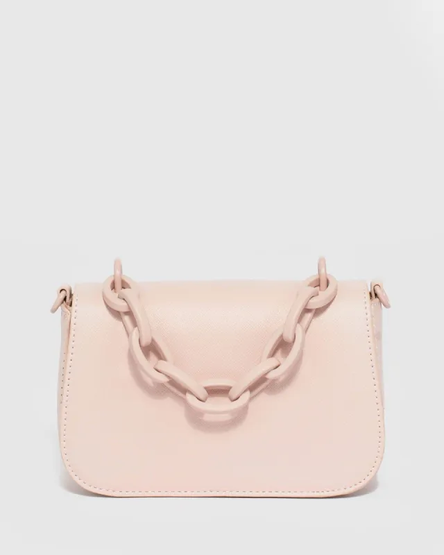 Pink Aldonna Chain Tote Bag sold by Collete Hayman