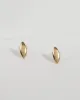 Gold Plated Micro Oval Stud Earrings sold by Collete Hayman