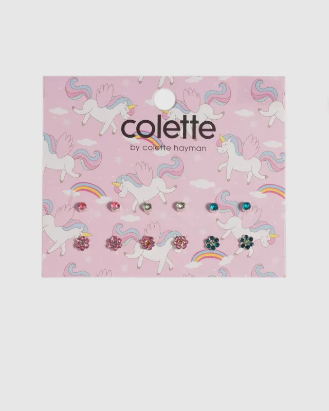 Multi Colour Mini Stud Earrings sold by Collete Hayman