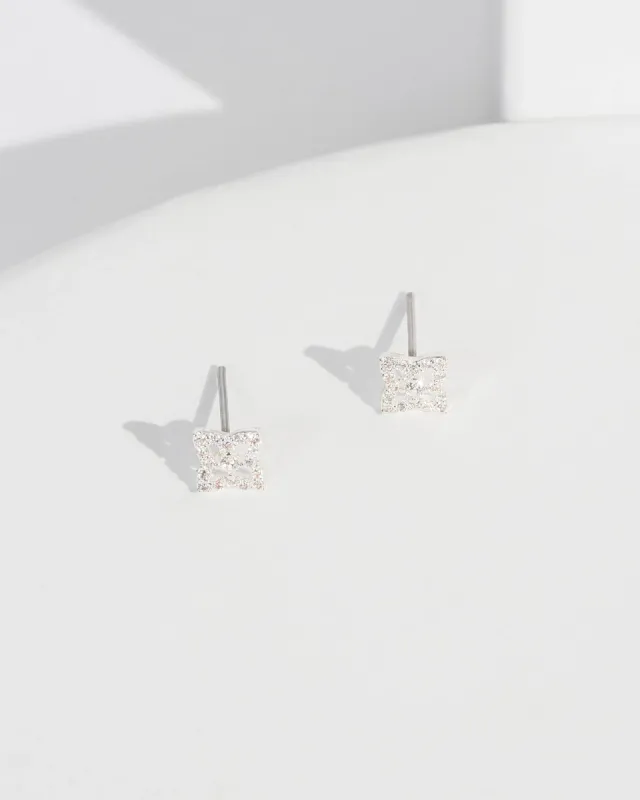 Crystal Star Cubic Zirconia Stud Earrings sold by Collete Hayman