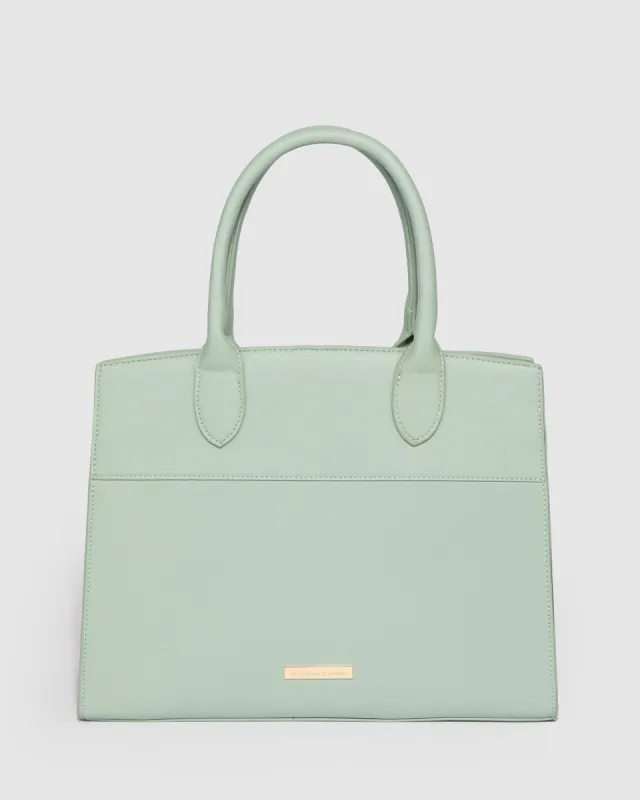 Green Tess Large Tote Bag sold by Collete Hayman