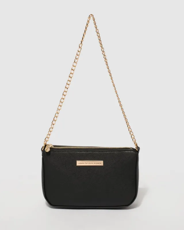 Black Tezza Mini Shoulder Bag sold by Collete Hayman