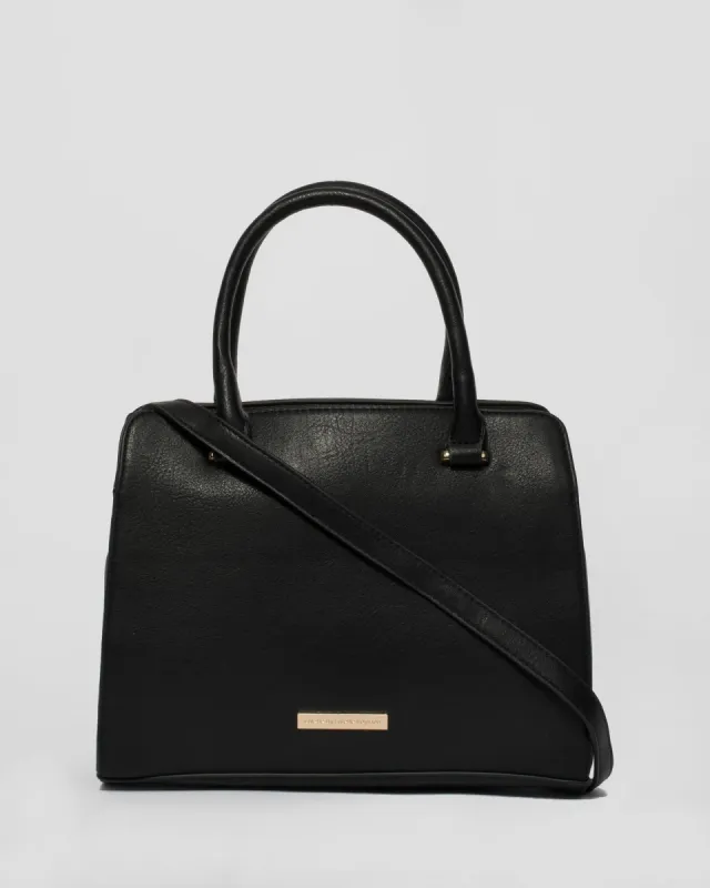 Black Naya Small Tote Bag sold by Collete Hayman