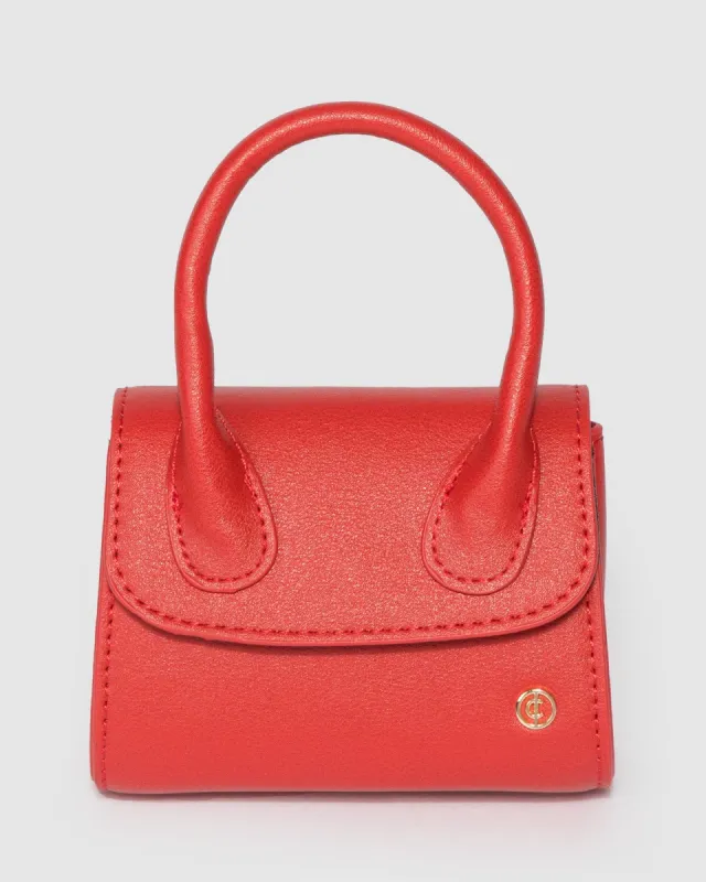 Red Koko Micro Mini Bag sold by Collete Hayman