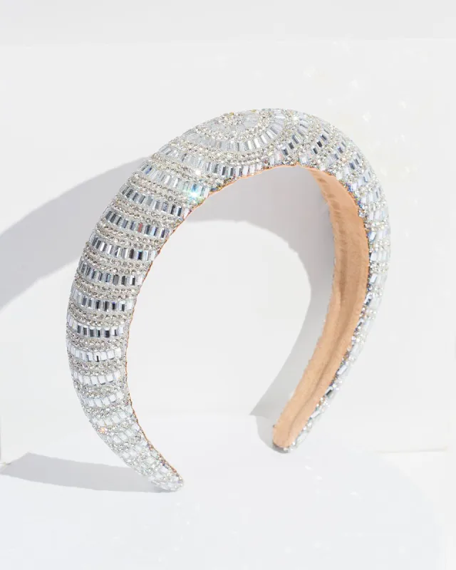 Crystal Line Detail Headband sold by Collete Hayman