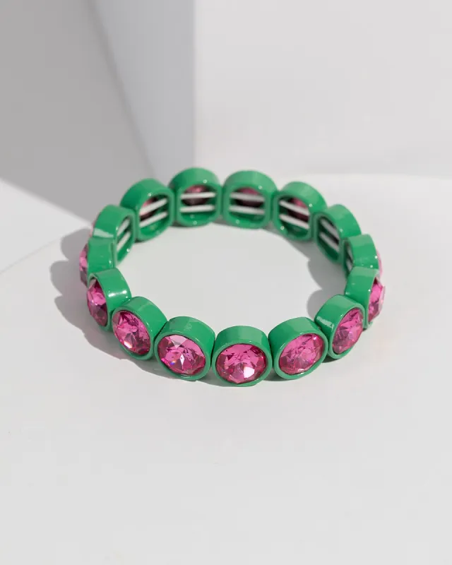 Green Stretch Bracelet Pack sold by Collete Hayman