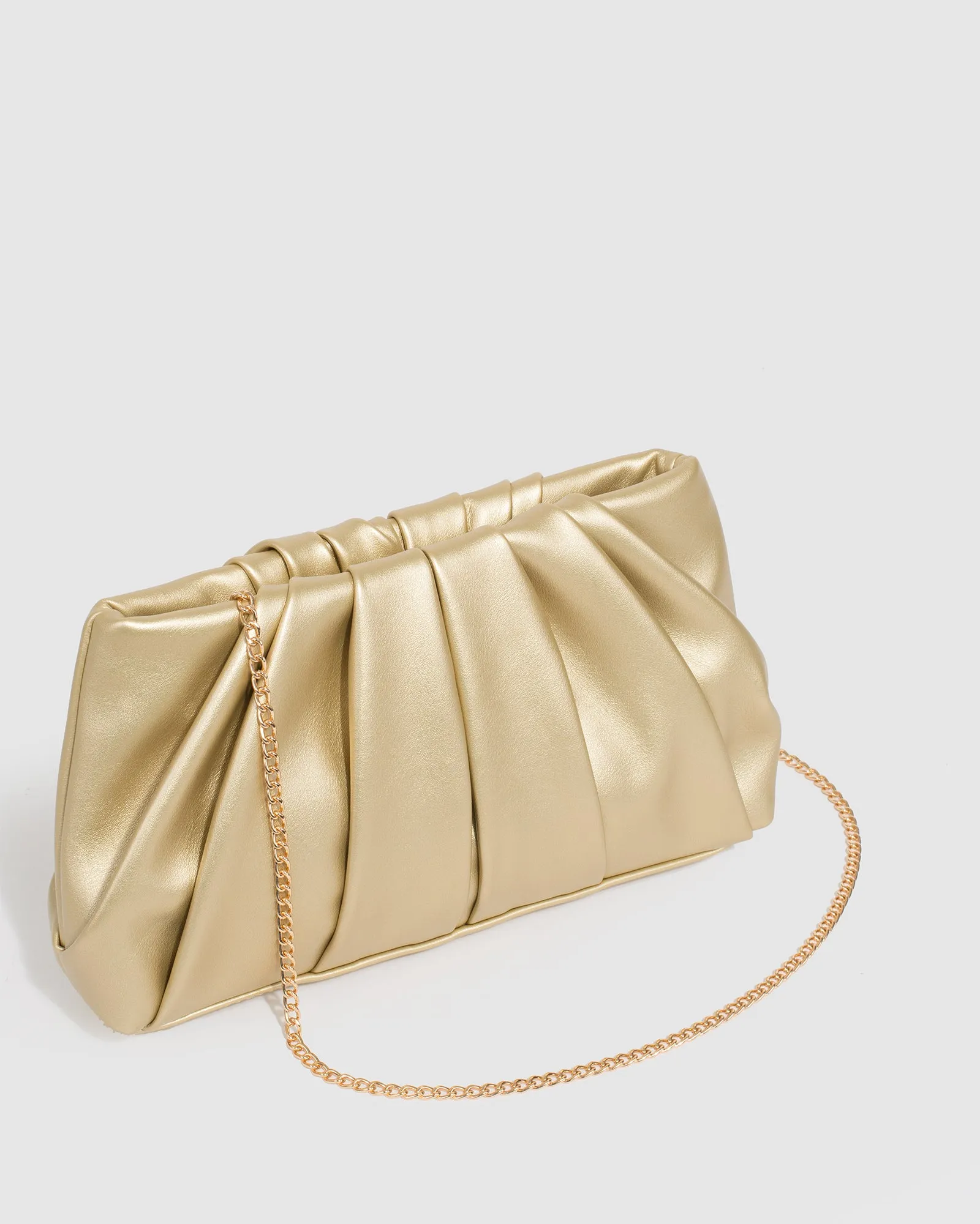 Gold Lucy Pouch Clutch Bag sold by Collete Hayman product image thumbnail 3