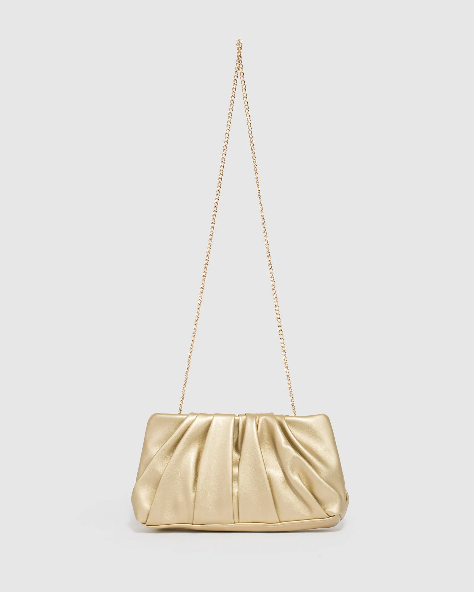 Gold Lucy Pouch Clutch Bag sold by Collete Hayman product image thumbnail 4