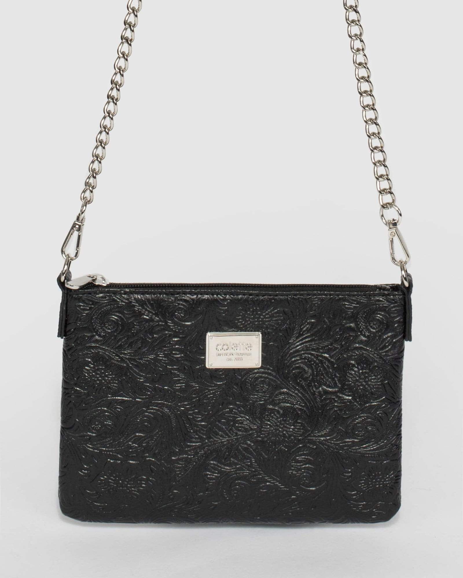 Black Peta Chain Crossbody Bag sold by Collete Hayman