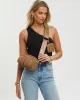 Caramel Amalia Double Pocket Crossbody Bag sold by Collete Hayman