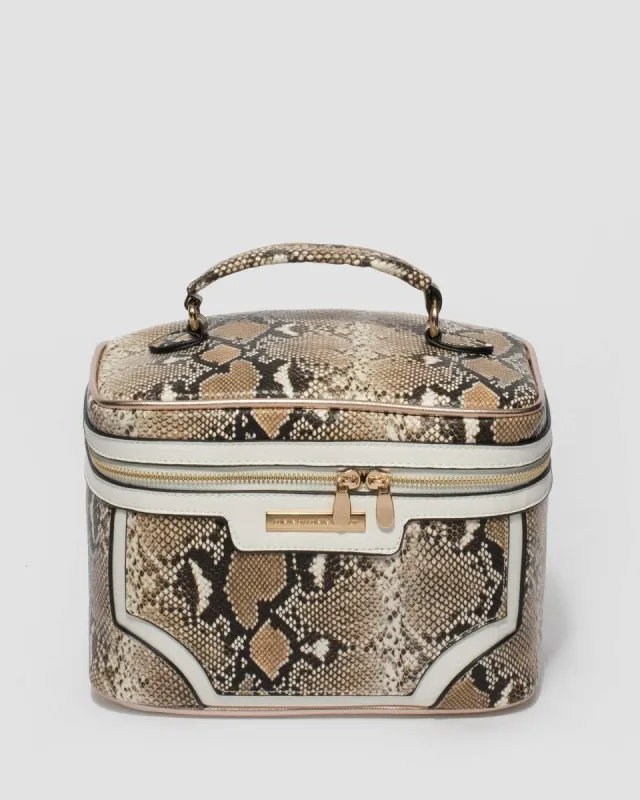 Python Luxe Cosmetic Case sold by Collete Hayman