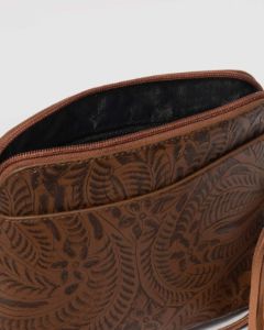 Tan Karen Crossbody Bag sold by Collete Hayman