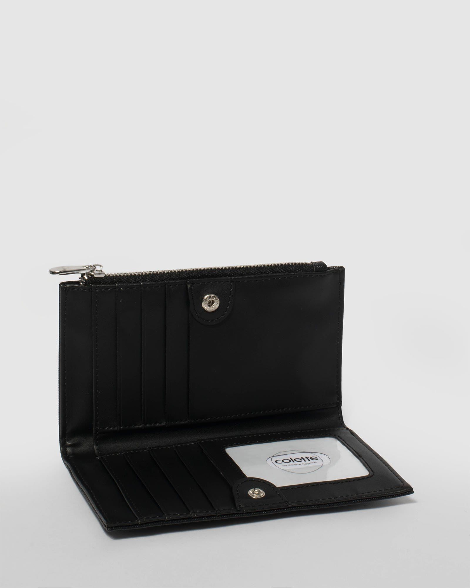 Black Selena Zip Wallet sold by Collete Hayman product image thumbnail 3