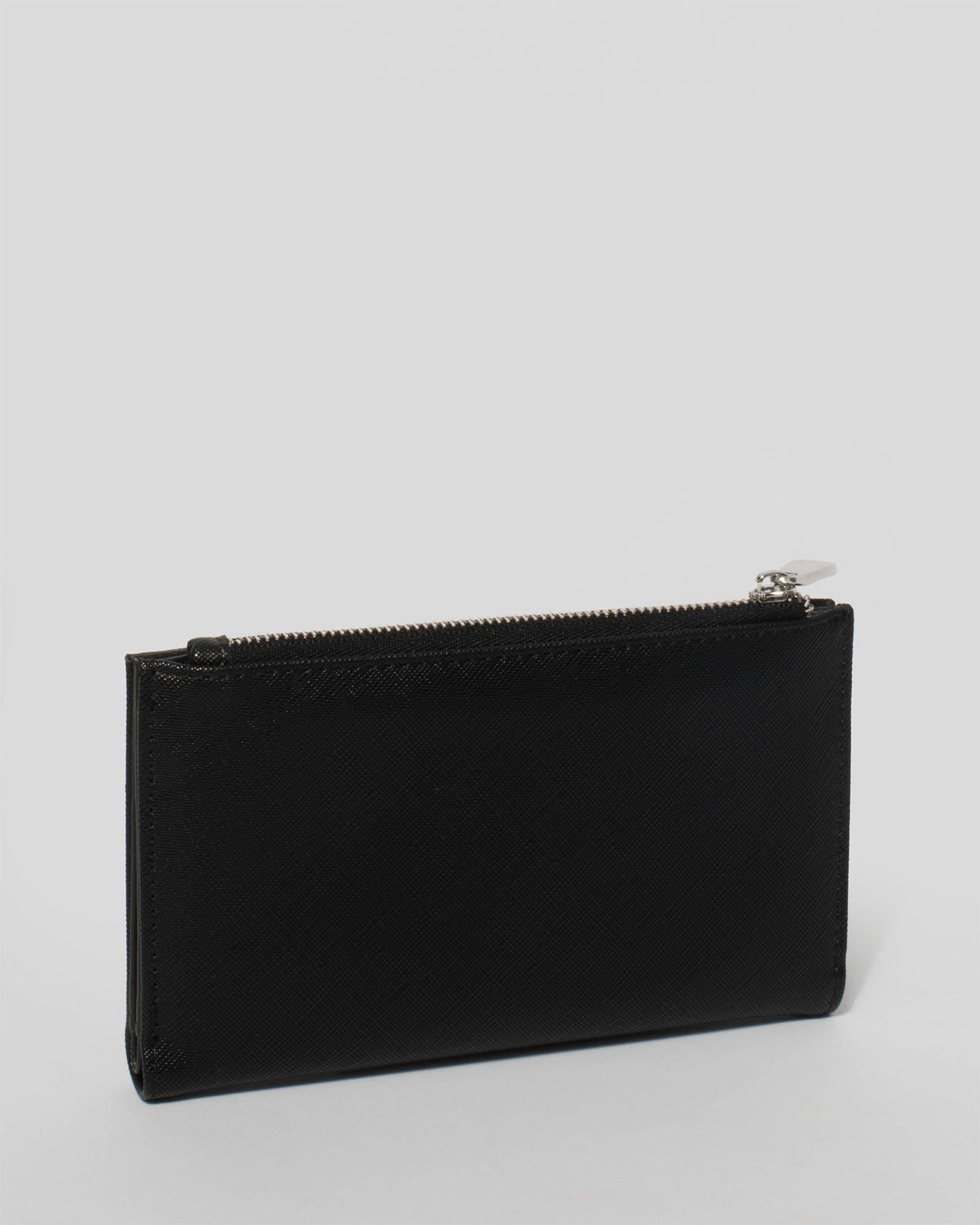 Black Selena Zip Wallet sold by Collete Hayman product image thumbnail 4
