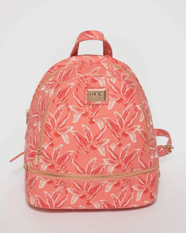 Coral Bridget Medium Backpack sold by Collete Hayman