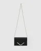 Black Lila Envelope Clutch Bag sold by Collete Hayman