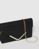Black Lila Envelope Clutch Bag sold by Collete Hayman